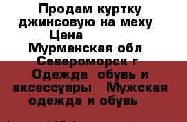 Продам куртку джинсовую на меху › Цена ­ 3 000 - Мурманская обл., Североморск г. Одежда, обувь и аксессуары » Мужская одежда и обувь   